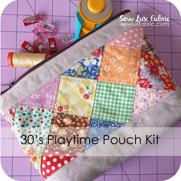 Triangle Pouch PDF Pattern – Sew Lux Fabric