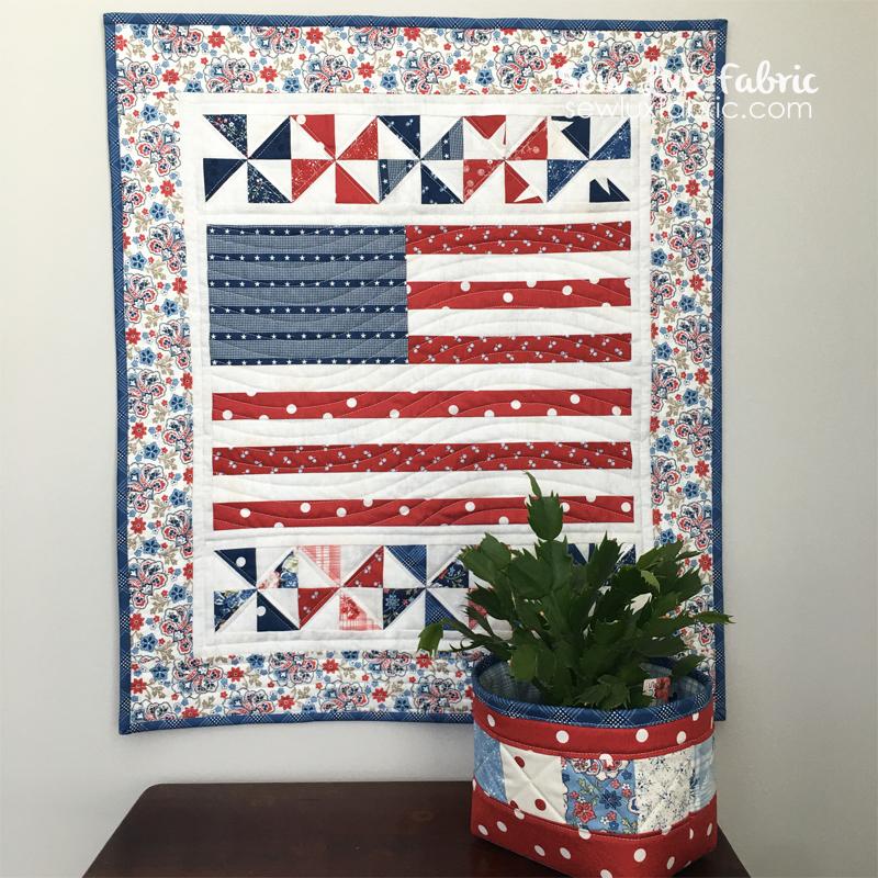 Americana Mini Quilt Pattern - PDF