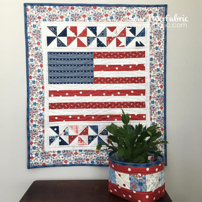 Americana Mini Quilt Quilt Kit & Pattern - Belle Isle