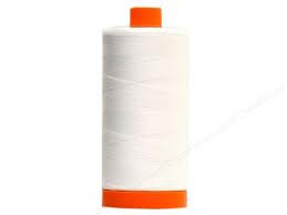 Aurifil Cotton Mako Thread 50wt White
