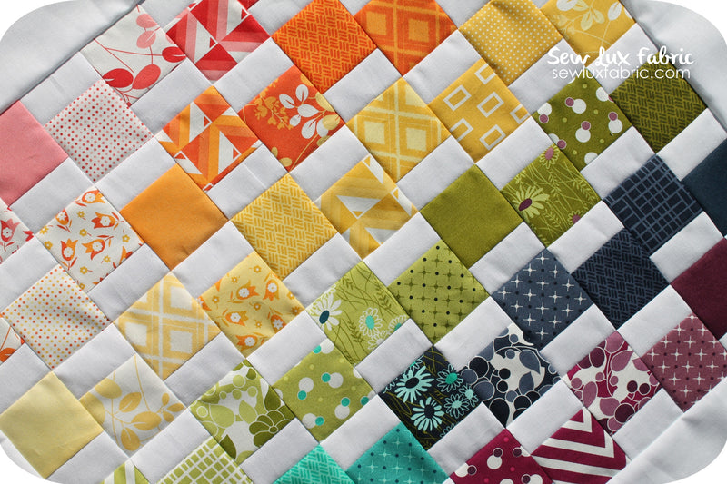 Color Play Mini Quilt Pattern - PDF