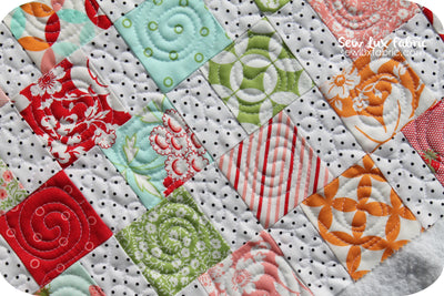 Color Play Mini Quilt Pattern - PDF