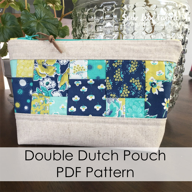 Double Dutch Pouch PDF Pattern