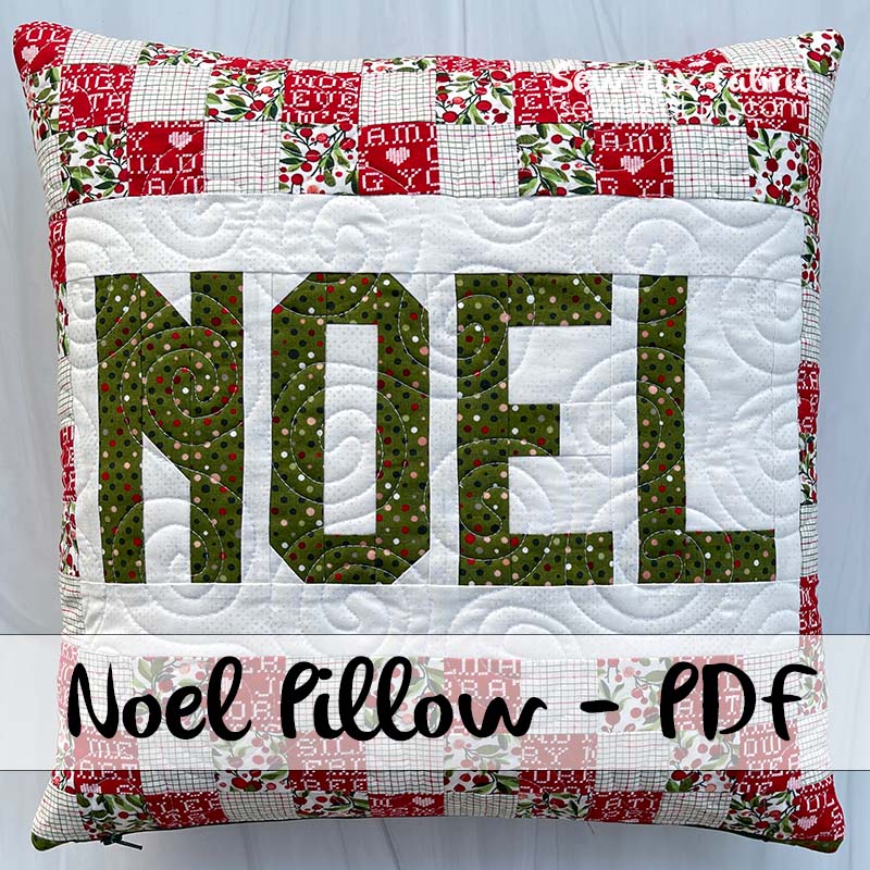 Noel Pillow PDF Pattern