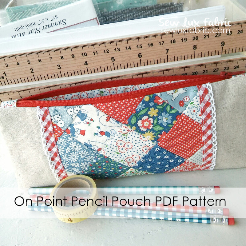 On Point Pencil Pouch Pattern PDF