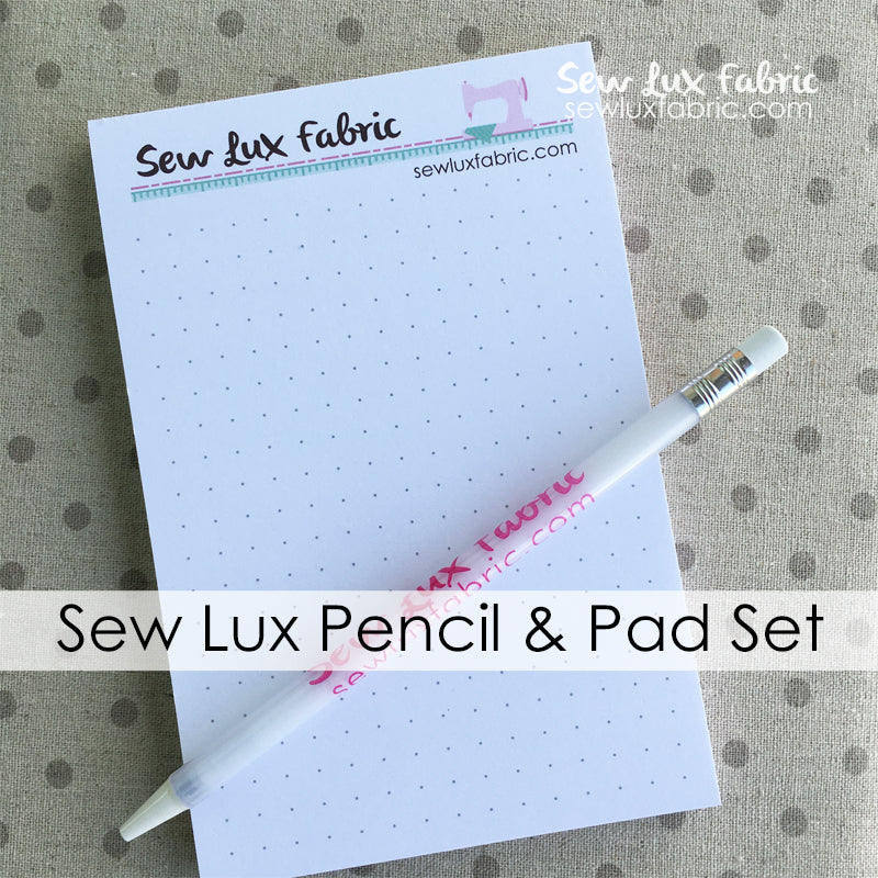 Sew Lux Pencil and Pad Set