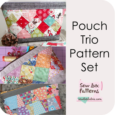Pouch Trio Pattern - PDF