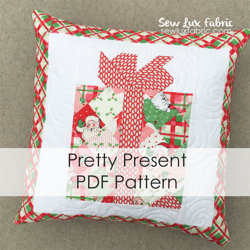 Pretty Present Pillow PDF Pattern