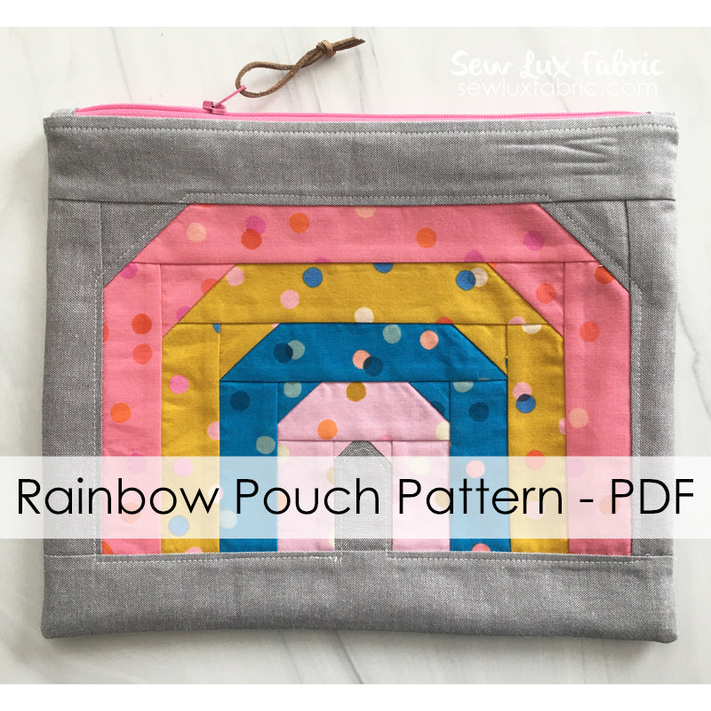 Rainbow Pouch - PDF Pattern