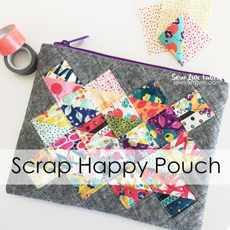 Scrap Happy Pouch - PDF Pattern