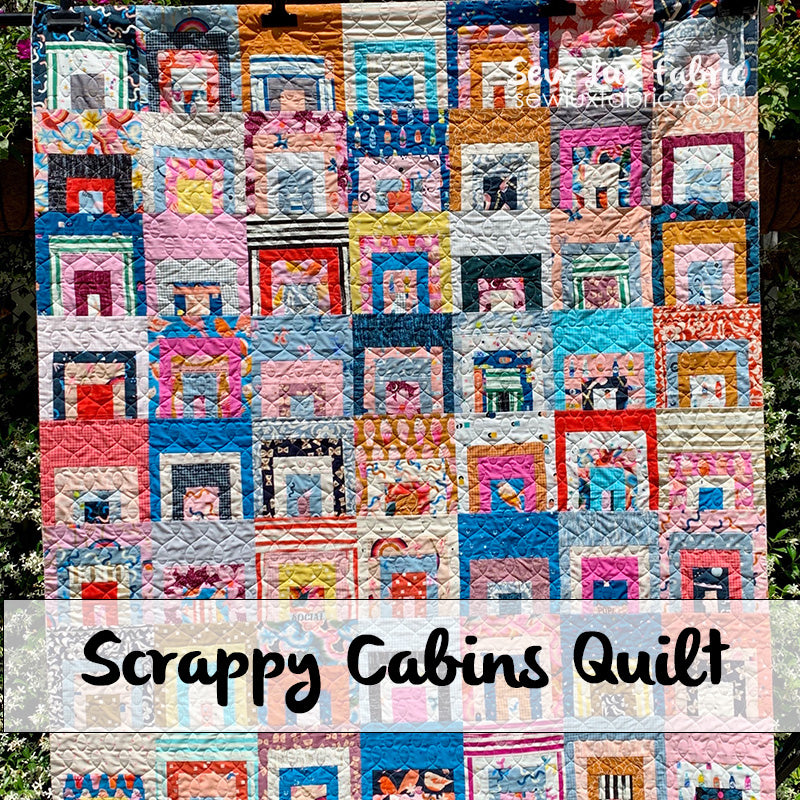 Scrappy Cabins Quilt Pattern