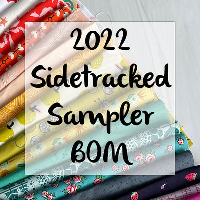2022 Sew Lux Sidetracked Sampler Block of the Month