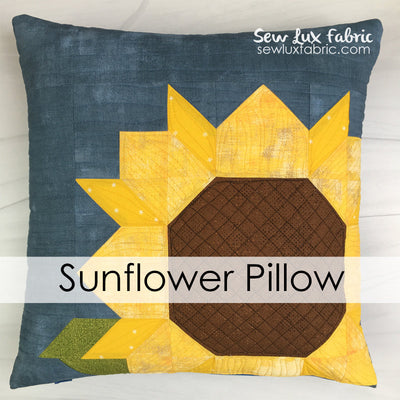 2023 Sunflower Pillow Kit + Pattern